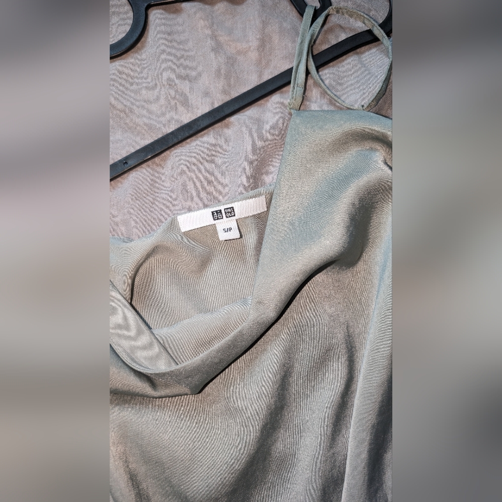 Uniqlo silk slip dress - Picture 3 of 7